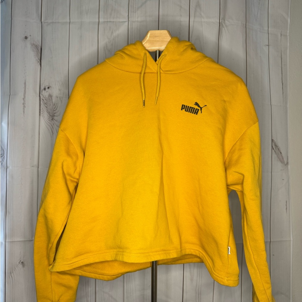 Puma Vibrant Yellow Hoodie